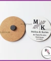 Ahşap Magnet Nikah Hediyeliği -