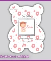 Ayıcıklı Bebek Çikolatası Kartı ve Etiketi - rs5679