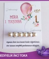 Bebek Hediyelik incili toka - BB084