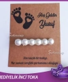 Bebek Hediyelik incili toka - BB089