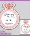 Hediyelik Küpe Kartı -Nikah, Nişan, Kına Hatırası