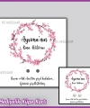 Hediyelik Küpe Kartı -Nikah, Nişan, Kına Hatırası