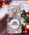 Hediyelik Yeni Yıl - Yılbaşı Anahtarlığı - Merry Christmas, Happy New Year