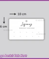 Logo Baskılı Çoklu Küpe Takı Kartı - Bijuteri Kartı