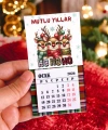 Magnetli Mini Takvim - Yılbaşı Hediyesi- YY6262