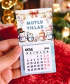 Magnetli Mini Takvim - Yılbaşı Hediyesi- YY6269