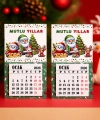 Magnetli Mini Takvim - Yılbaşı Hediyesi- YY6270