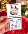 Magnetli Mini Takvim - Yılbaşı Hediyesi- YY6273