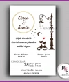 Nikah - Düğün - Nişan Davetiye Kartı -DK02