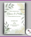 Nikah - Düğün - Nişan Davetiye Kartı -DK09