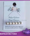 Nikah Şekeri | Kına | Nişan | Söz Hediyeliği incili toka - NS026