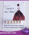 Nikah Şekeri | Kına | Nişan | Söz Hediyeliği incili toka - NS027