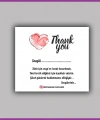 Paketleme Teşekkür Kartı - BS206