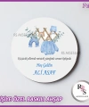 Baskılı Ahşap Bebek Hediyelik -uv4