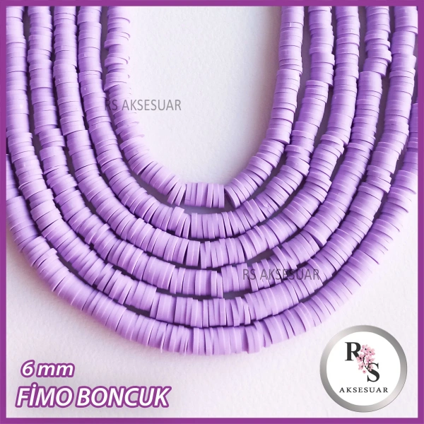6 mm Fimo Boncuk -1 dizi