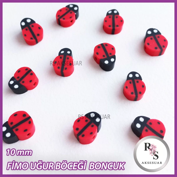 Fimo Boncuk - Uğur Böceği -1 dizi