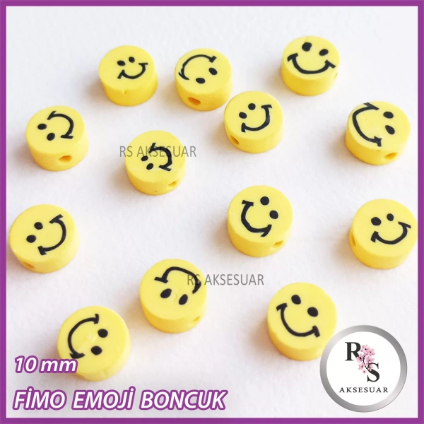 Fimo Boncuk - Emoji -1 dizi