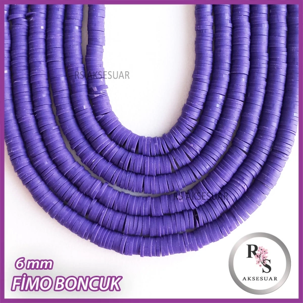 6 mm Fimo Boncuk -1 dizi