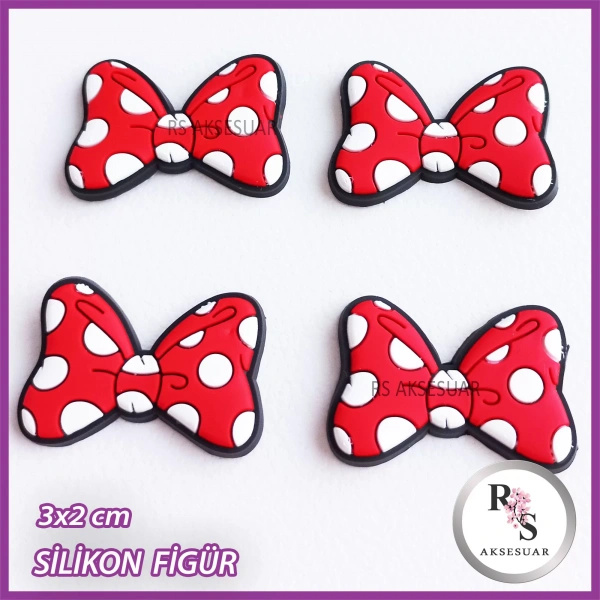 Minnie Mouse Silikon Figür -Toka Malzemesi