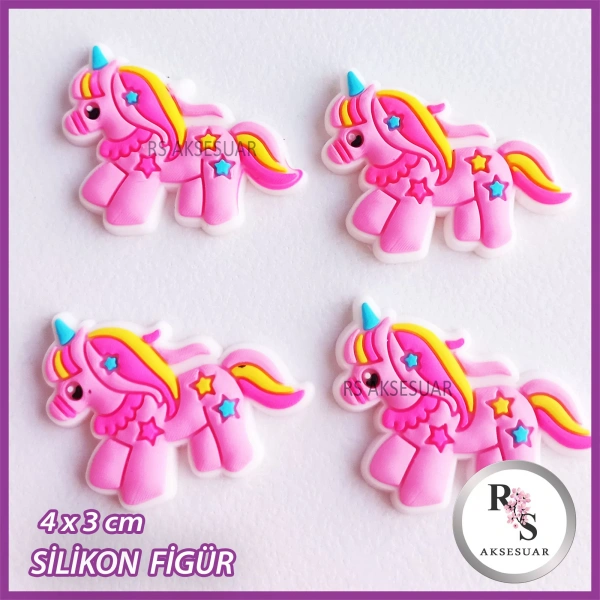 Unicorn Silikon Figür -Toka Malzemesi