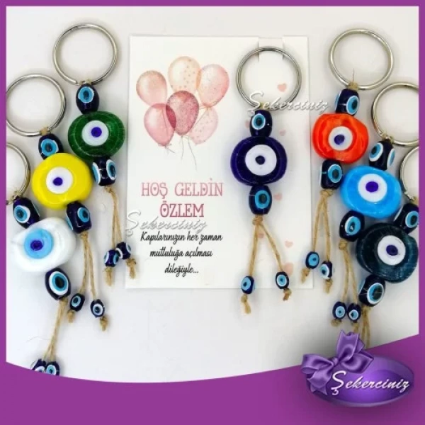 Bebek Şekeri Nazar Boncuğu Anahtarlık - BB002