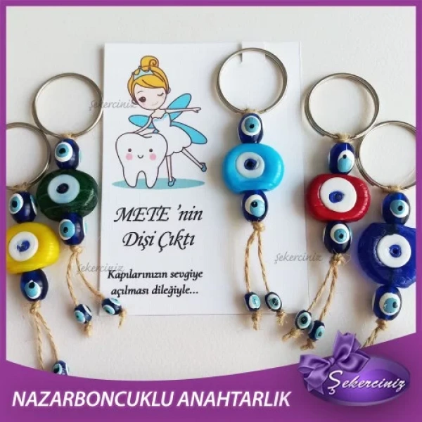 Bebek Şekeri Nazar Boncuğu Anahtarlık - BB026