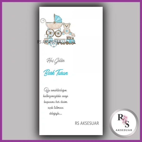 Makrome Anahtarlık İsim Kartı - rs02