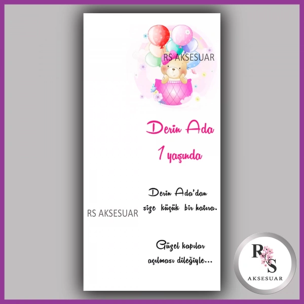 Makrome Anahtarlık İsim Kartı - rs09