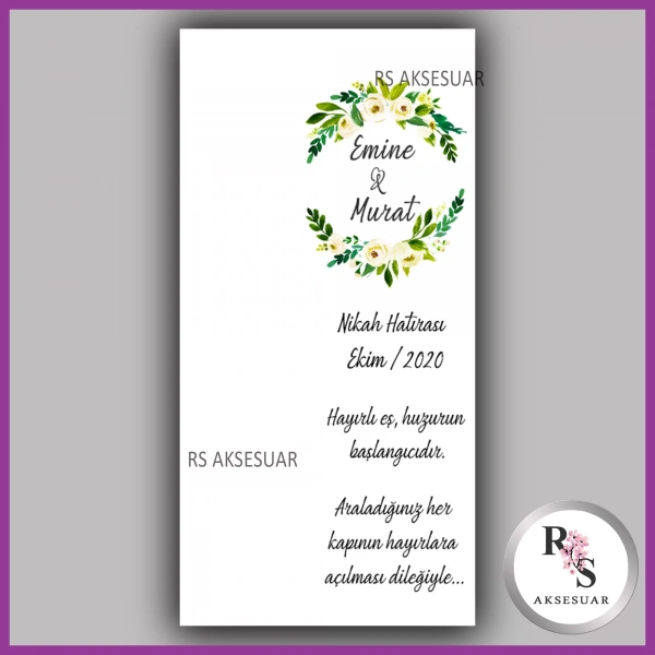 Hediyelik Kartı - Bebek, Doğum Günü Kişiye Özel Kart -rs13