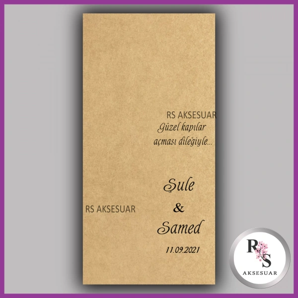 Makrome Anahtarlık İsim Kartı - rs17