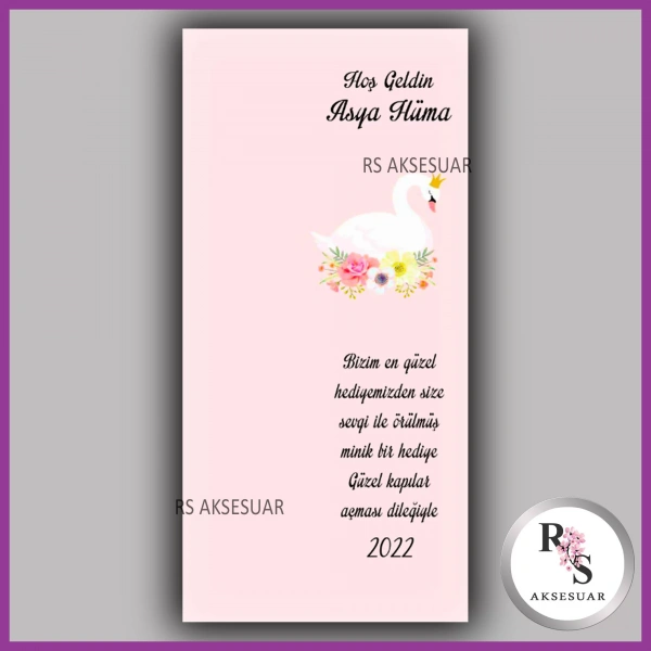 Makrome Anahtarlık İsim Kartı - rs25