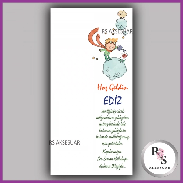 Hediyelik Kartı - Bebek, Doğum Günü Sunum kartı -rs30
