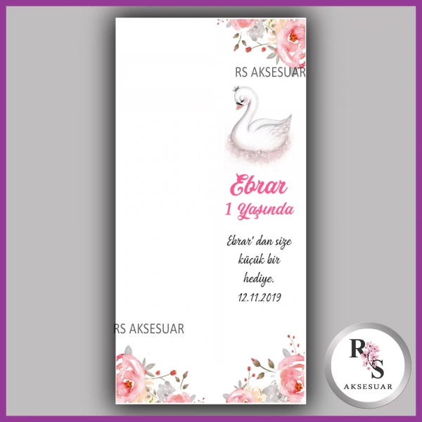 Makrome Anahtarlık İsim Kartı -rs32