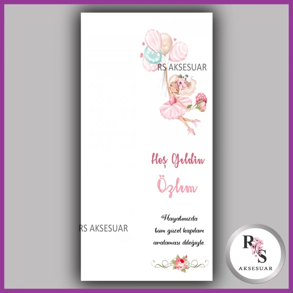 Hediyelik Kartı - Bebek, Doğum Günü Fon Kartı - rs42