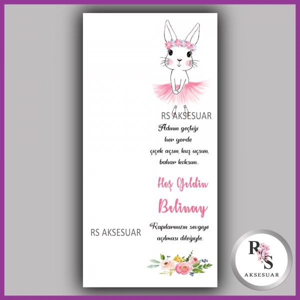 Hediyelik Kartı - Bebek, Doğum Günü Fon Kartı - rs45