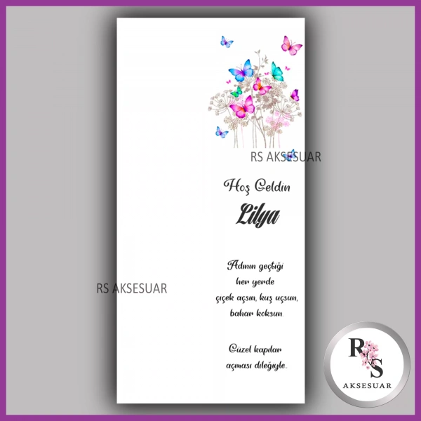 Hediyelik Kartı - Bebek, Doğum Günü Fon Kartı - rs52