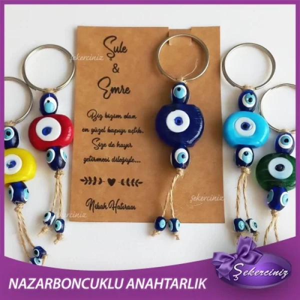 Nikah Şekeri | Kına | Nişan | Söz Hediyeliği Anahtarlık - NS001