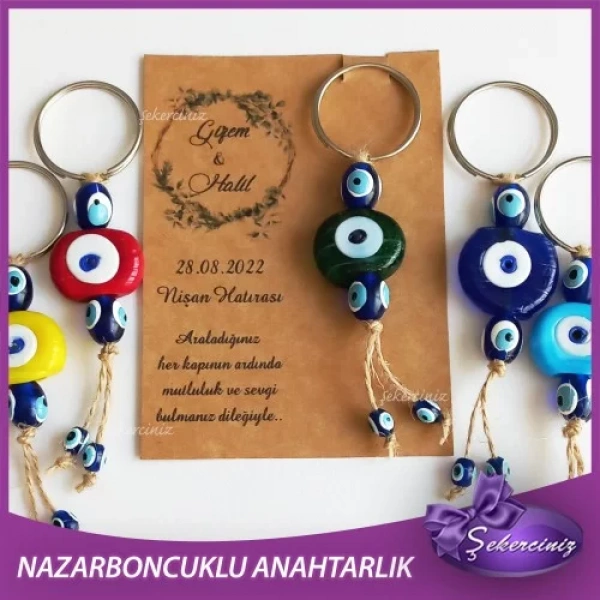 Nikah Şekeri | Kına | Nişan | Söz Hediyeliği Anahtarlık - NS002