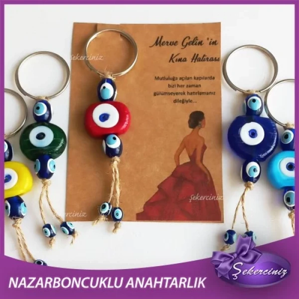 Nikah Şekeri | Kına | Nişan | Söz Hediyeliği Anahtarlık - NS004