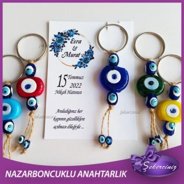 Nikah Şekeri | Kına | Nişan | Söz Hediyeliği Anahtarlık - NS009