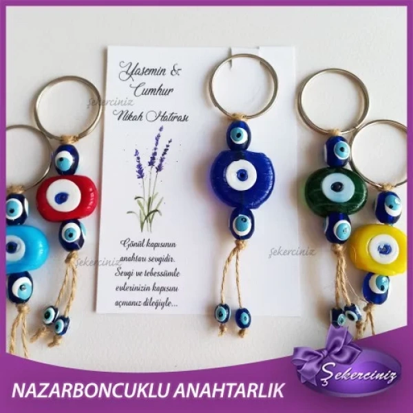 Nikah Şekeri | Kına | Nişan | Söz Hediyeliği Anahtarlık - NS010