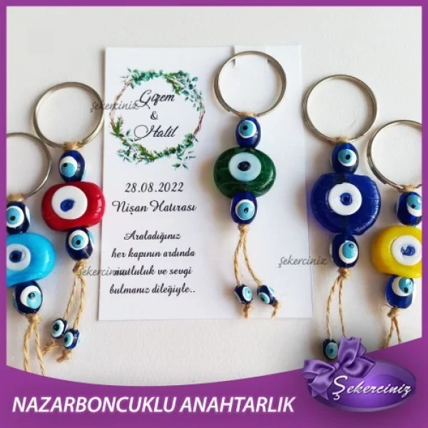 Nikah Şekeri | Kına | Nişan | Söz Hediyeliği Anahtarlık - NS011