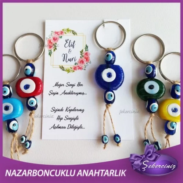 Nikah Şekeri | Kına | Nişan | Söz Hediyeliği Anahtarlık - NS013