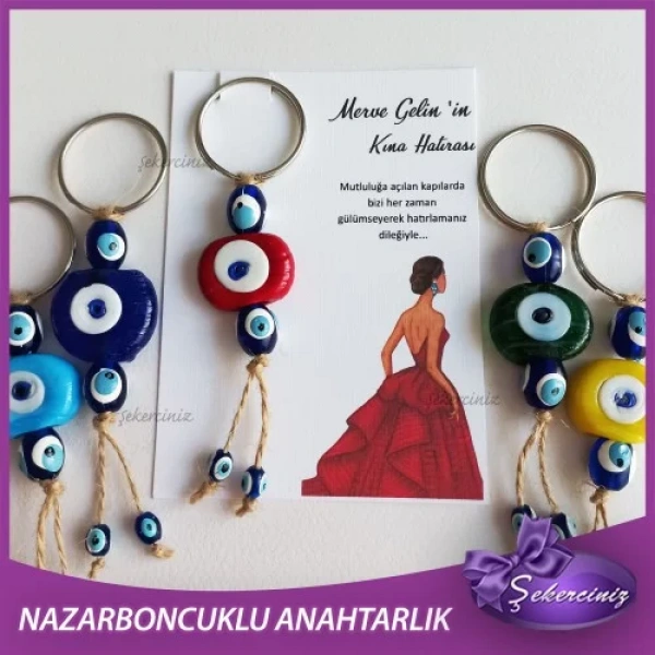 Nikah Şekeri | Kına | Nişan | Söz Hediyeliği Anahtarlık - NS014