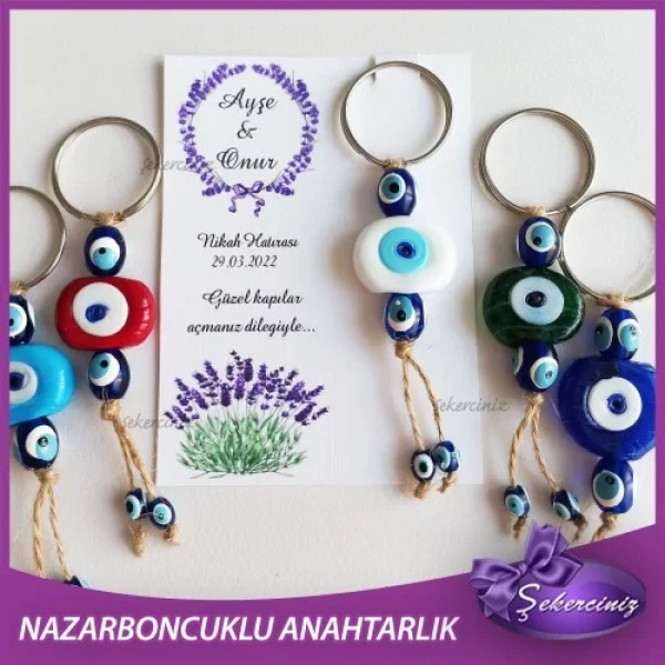 Nikah Şekeri | Kına | Nişan | Söz Hediyeliği Anahtarlık - NS015