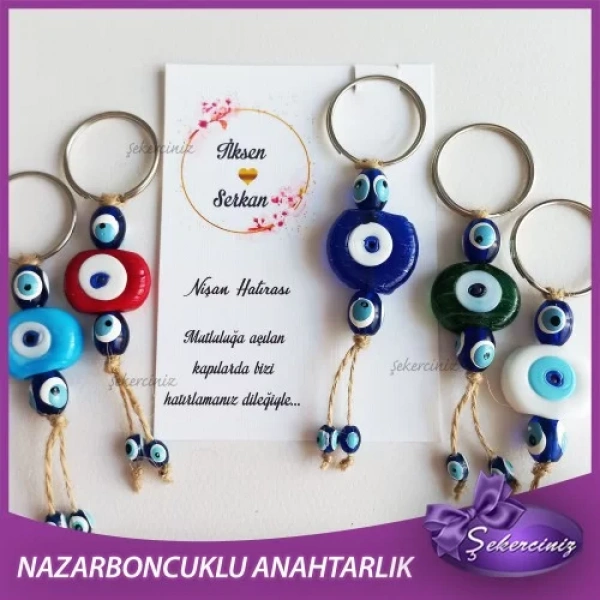 Nikah Şekeri | Kına | Nişan | Söz Hediyeliği Anahtarlık - NS016