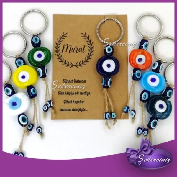 Sünnet Şekeri Nazar Boncuğu Anahtarlık - SS003