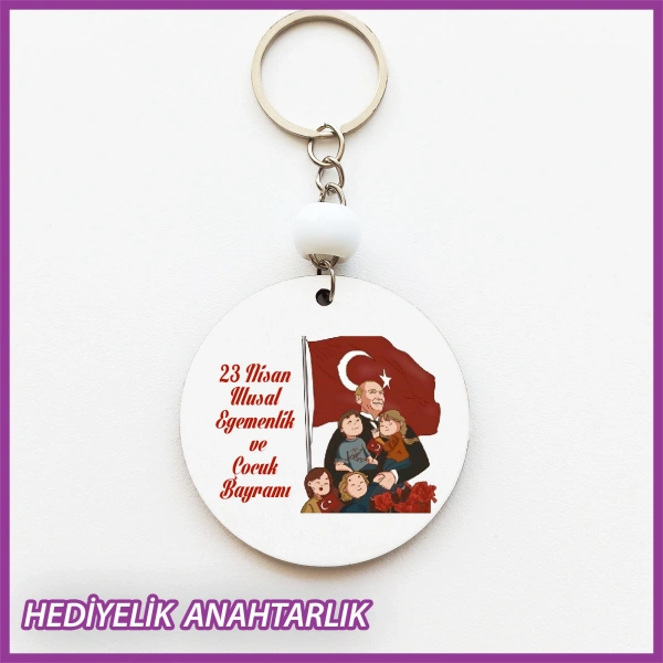 23 Nisan Çocuk Bayramı Temalı Anahtarlık - ÇB05