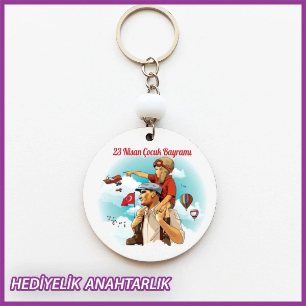 23 Nisan Çocuk Bayramı Temalı Anahtarlık - ÇB43