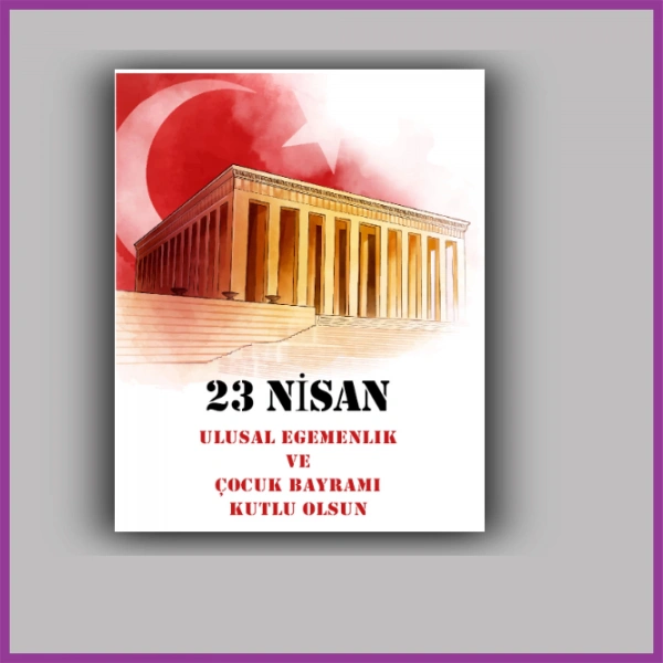 23 Nisan Çocuk Bayramı Temalı Bileklik Kartı - ÇB08